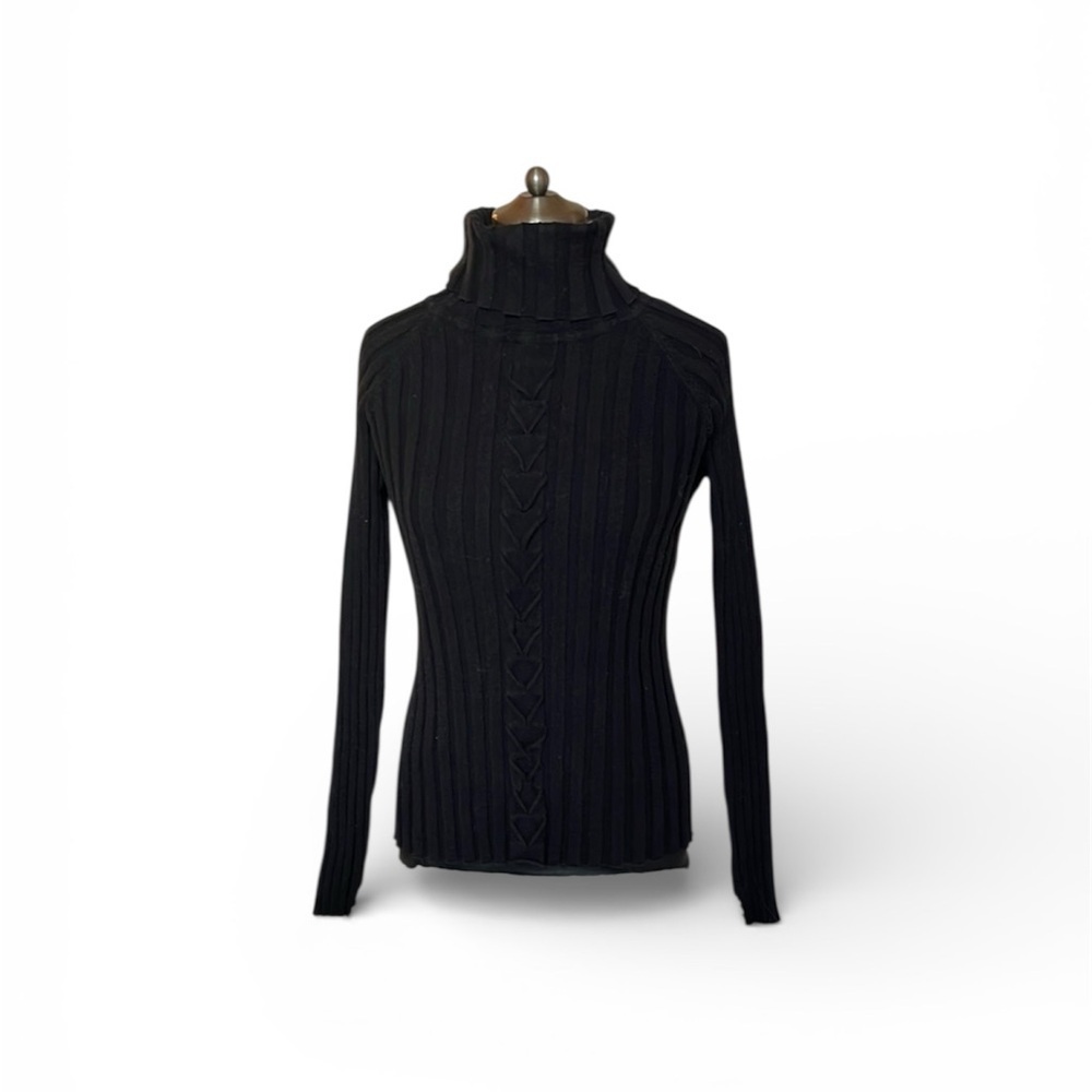 Belldini Women's Black Turtleneck shirt perfect condition preowned